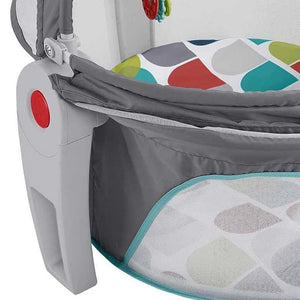 Fisher Price On the Go Baby Dome Portable Bassinet Play Space with Toys & Canopy - TRAPSKI