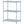 Design Ideas MeshWorks 3 Tier Full-Size Metal Storage Shelving Unit Rack, Blue