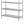 Design Ideas MeshWorks 5 Tier Full-Size Metal Storage Shelving Unit Rack, Silver