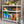 Design Ideas MeshWorks Metal Storage Utility Wood Top Shelving Unit Rack, Black