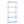 Design Ideas MeshWorks 5 Tier Metal Storage Shelving Unit Rack Bookshelf, Blue