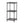 Design Ideas MeshWorks 3 Tier Tower Metal Storage Shelving Unit Rack, Black
