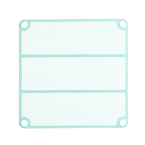 Design Ideas MeshWorks 5 Tier Tower Metal Storage Shelving Unit Rack, Sage Green