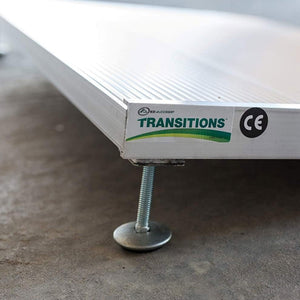 EZ-ACCESS TRANSITIONS 24” Portable Self Supporting Aluminum Angled Entry Ramp