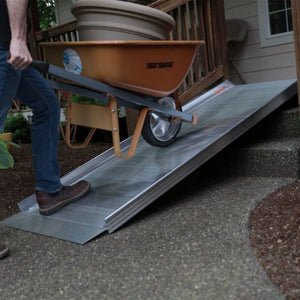 EZ-ACCESS TRAVERSE 4 Foot Walk Ramp w/Textured Surface & Hook/Strap Attachment - TRAPSKI