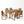 7 Pieces Acacia Wood Outdoor Dining Set
