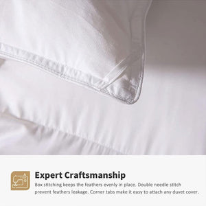 DWR California King 104 x 96" Breathable Duvet Insert All Season Bedding, White