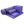 BalanceFrom Fitness 7 Piece Yoga Set with Mat, Stretch Strap & Knee Pad, Purple