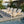 White Iron & Teak Finish Chaise Lounge Set