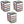 Gracious Living 4 Drawer Desktop Countertop Storage w/Organizer, Black (3 Pack)