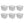 Gracious Living 10 gal Stackable Storage Container Bin w/Lid, Clear (6 Pack)