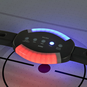 Rally and Roar 7 Foot Air Powered Hockey Table w/ Electronic Scorer, 2 Pucks and 2 Pushers - TRAPSKI