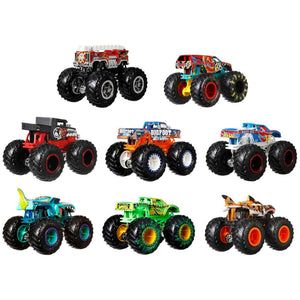 Hot Wheels Monster Trucks Live Toy Cars Set for Kids 36 Months and Up, 8 Pack - TRAPSKI