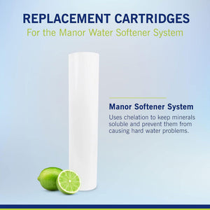 NuvoH2O Manor Salt Free Water Softening System Manor with Replacement Cartridge - TRAPSKI