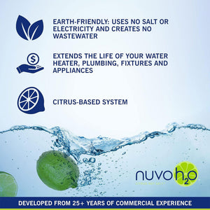 NuvoH2O Manor Salt Free Water Softening System Manor with Replacement Cartridge - TRAPSKI