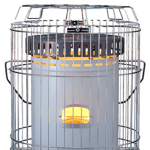 Kero World 23,800 BTU Portable Indoor Kerosene Wick Convection Heater, Gray