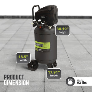 MAT INDUSTRIES LLC Portable Heavy Duty 15 Gallon Air Compressor, Green - TRAPSKI
