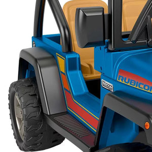 Fisher-Price Power Wheels 2 Seater Retro Jeep Wrangler Ride On Vehicle Toy Car