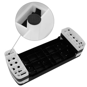 BalanceFrom Fitness Adjustable Workout Aerobic Step Platform Trainer w/Raisers
