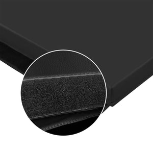 BalanceFrom 4' x 6' x 2" All Purpose Folding Fitness Gymnastics Gym Mat, Black