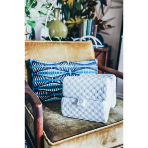 Sleepgram High Density Foam Contour Knee Pillow with Outer Cooling Cover, Gray