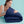 Sleepgram Supima 400 Thread Count Cotton Duvet Cover with Travel Bag, King, Blue