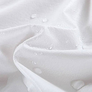 Sleepgram Breathable Sweat Proof Cotton Cover Mattress Protector, Full, White