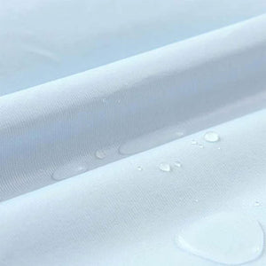 Sleepgram Breathable Sweat Proof Cotton Cover Mattress Protector, Queen, White