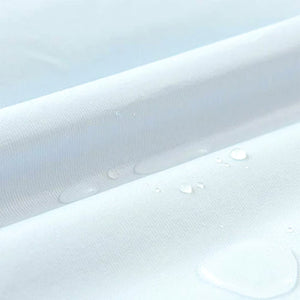 Sleepgram Breathable Sweat Proof Cotton Cover Mattress Protector, Twin, White