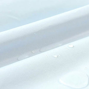 Sleepgram Breathable Sweat Proof Cotton Cover Mattress Protector, Twin, White