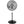 Hurricane Pro Series 20 Inch High Velocity Oscillating Pedestal Stand Fan, Black