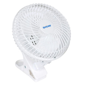 Hurricane Classic 6" Mini Clip On Fan for Desks & Night Stands, White (2 Pack)