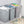 Sterilite Plastic Weave Laundry Hamper Slim Clothes Lidded Basket, Gray, 12-Pack