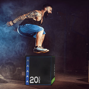 BalanceFrom Fitness 16 Pound Versatile 3 in 1 Plyometric Jumping Exercise Box
