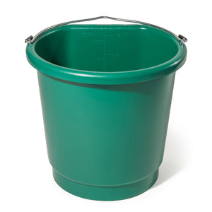 Farm Innovators 3 Gal Flat Back Plastic Heated Bucket, 70 Watt, Green (3 Pack) - TRAPSKI