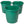 Farm Innovators 3 Gal Flat Back Plastic Heated Bucket, 70 Watt, Green (3 Pack) - TRAPSKI