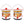Farm Innovators Heated 2 Gallon Poultry Water Bucket Drinker, White/Red (2 Pack)