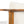 Outdoor Dining Chair Set of 4 with Curved Acacia Wood Arms and Cream Cushions