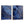 Framed Art Panels, Unique Marbled Design (Set of 2) - Blue