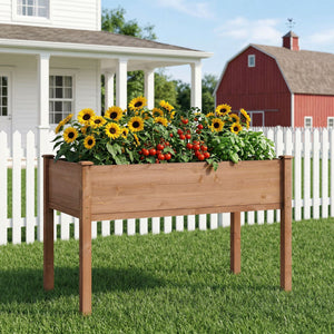 Elevated Raised Garden Bed For Outdoor