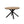 Outdoor Dining Table - Teak / Black