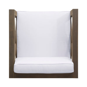 Brava Mid-Century Modern Club Chair with Water Resistant Cushions