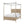 Queen Canopy Bedroom Set With A 2 Drawer Nightstand A Dresser With Poster Mirror And A Door Chest - Sand