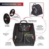 Athalon Everything Ski & Snowboard Boot Bag/Backpack with Waterproof PVC Bottom - TRAPSKI, LLC