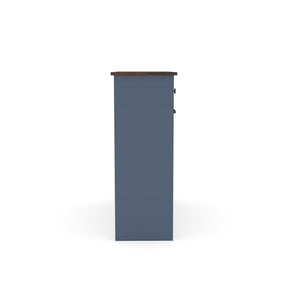 Double Tilt Out Trash Cabinet With Hideaway Drawer And Barn Door Style