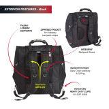 Athalon Everything Ski & Snowboard Boot Bag/Backpack with Waterproof PVC Bottom