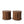 4-Piece Round Coffee Table Set with Sliding Door Storage