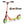 Hurtle Adjustable and Foldable Kick Scooter with High Impact Wheels, Watermelon - TRAPSKI