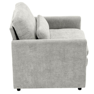 Cozy Upholstered Cushion Armchair For Living Room