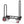 Pyle Compact Adjustable Folding Hand Truck Dolly Platform Equipment Cart, Black